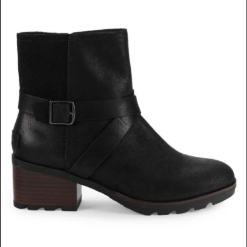 Sorel Womens Cate Buckle Waterproof Bootie Size 7